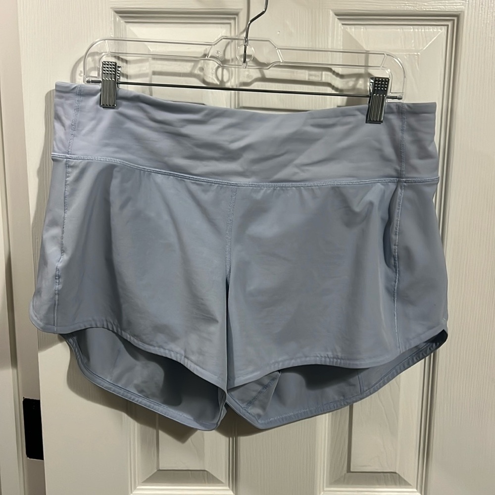 lululemon speed up shorts size 10 4inch